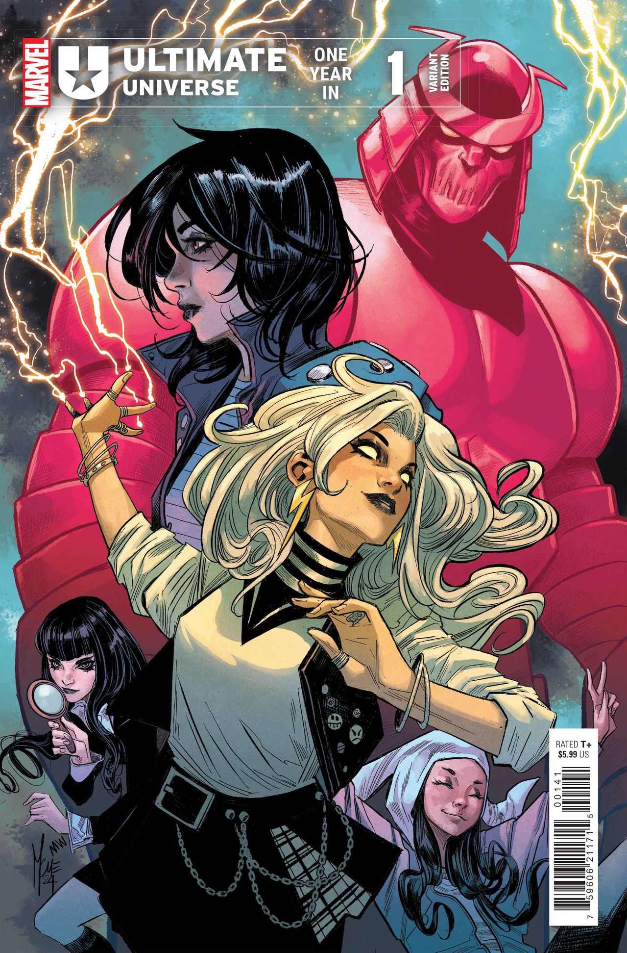 Covers for ULTIMATE UNIVERSE: ONE YEAR IN #1.