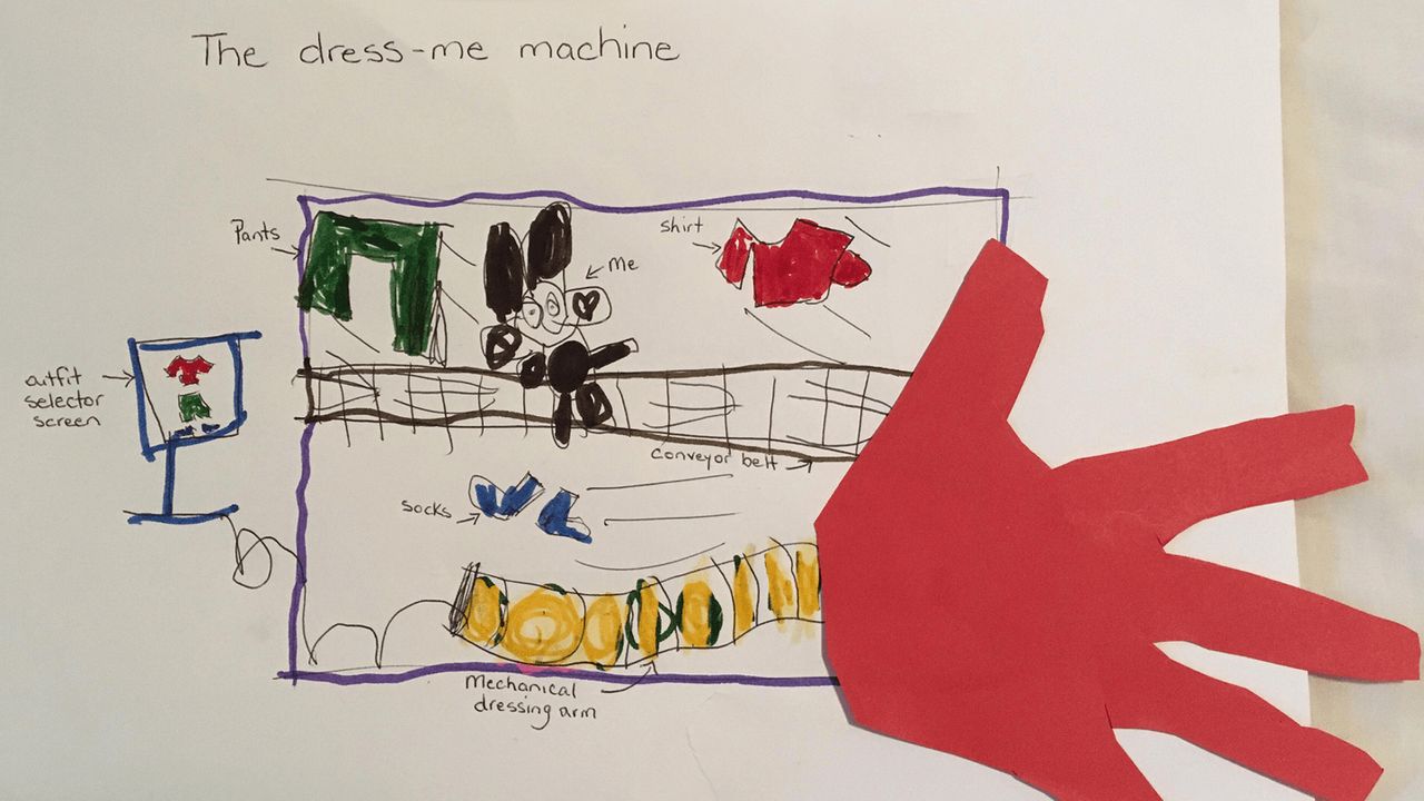 Show of hands - who else could do with a dress-me machine?