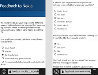 Nokia Phablet Survey
