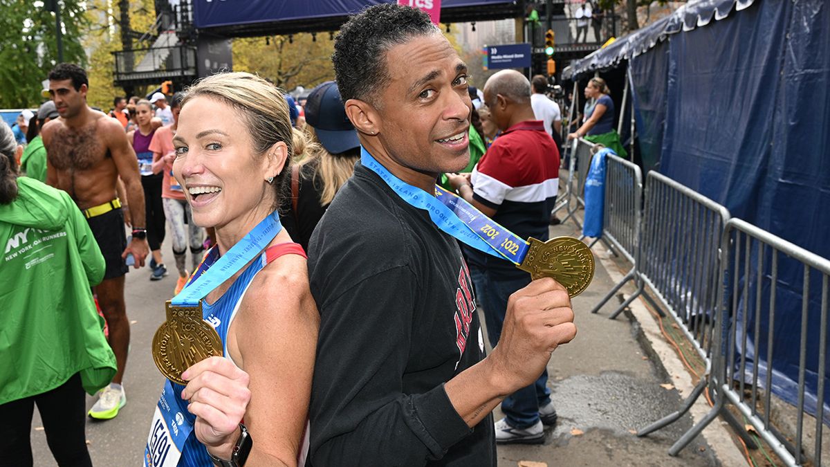 T.J. Holmes And Amy Robach Ran The NYC Marathon One Year After Cheating Scandal, And Insiders