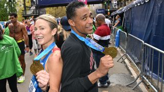 Amy Robach and T.J. Holmes marathon.