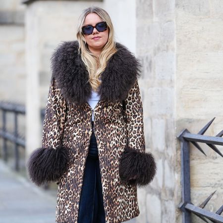 leoprad print ballet flats