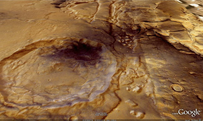 NASA, Google Unveil Mars in 3D