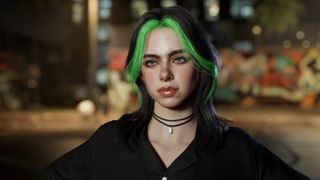 Inzoi character studio - A Zoi designed to look like Billie Eilish