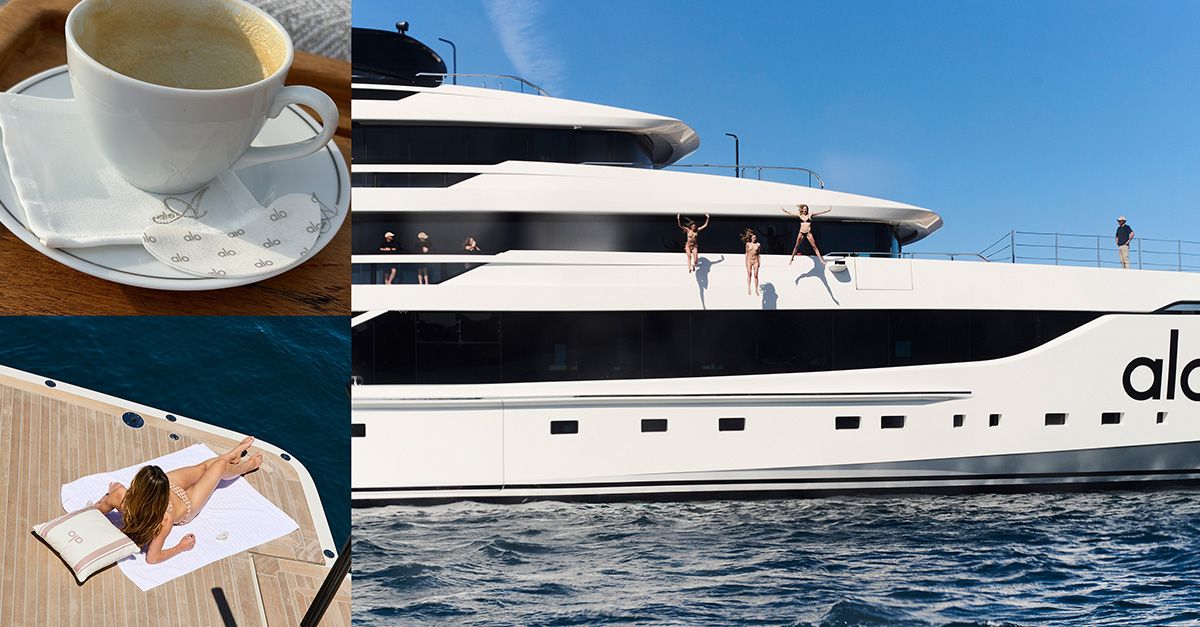 I Went on the Alo Yacht—Here’s Everything I Ate, Wore, and Did