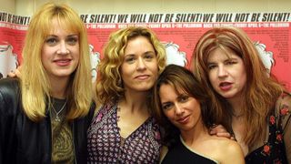 Rock for Choice Benefit Concert in Hollywood, 2001 - Debbi Peterson, Vicki Peterson, Susanna Hoffs and Michael Steele of The Bangles