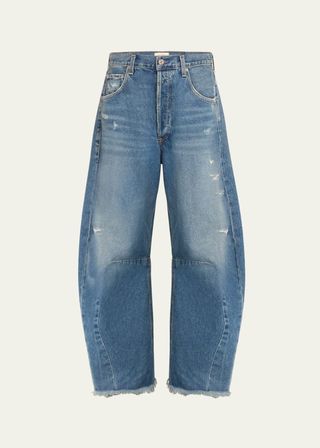 Horseshoe Frayed Jeans