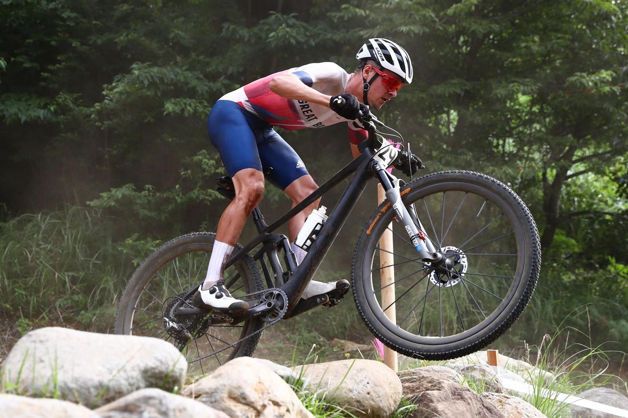 Tokyo 2020 Olympic Games Olimpiadi Tokyo 2020 Mens MTB Race Izu Mountain Bike Course 41km 26072021 Thomas Pidcock GBR photo Alex BroadwaySWpixBettiniPhoto2021