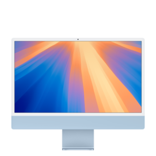 Apple iMac M4 on a white background