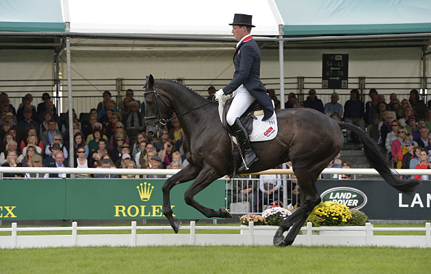 Burghley dressage results Oliver Townend