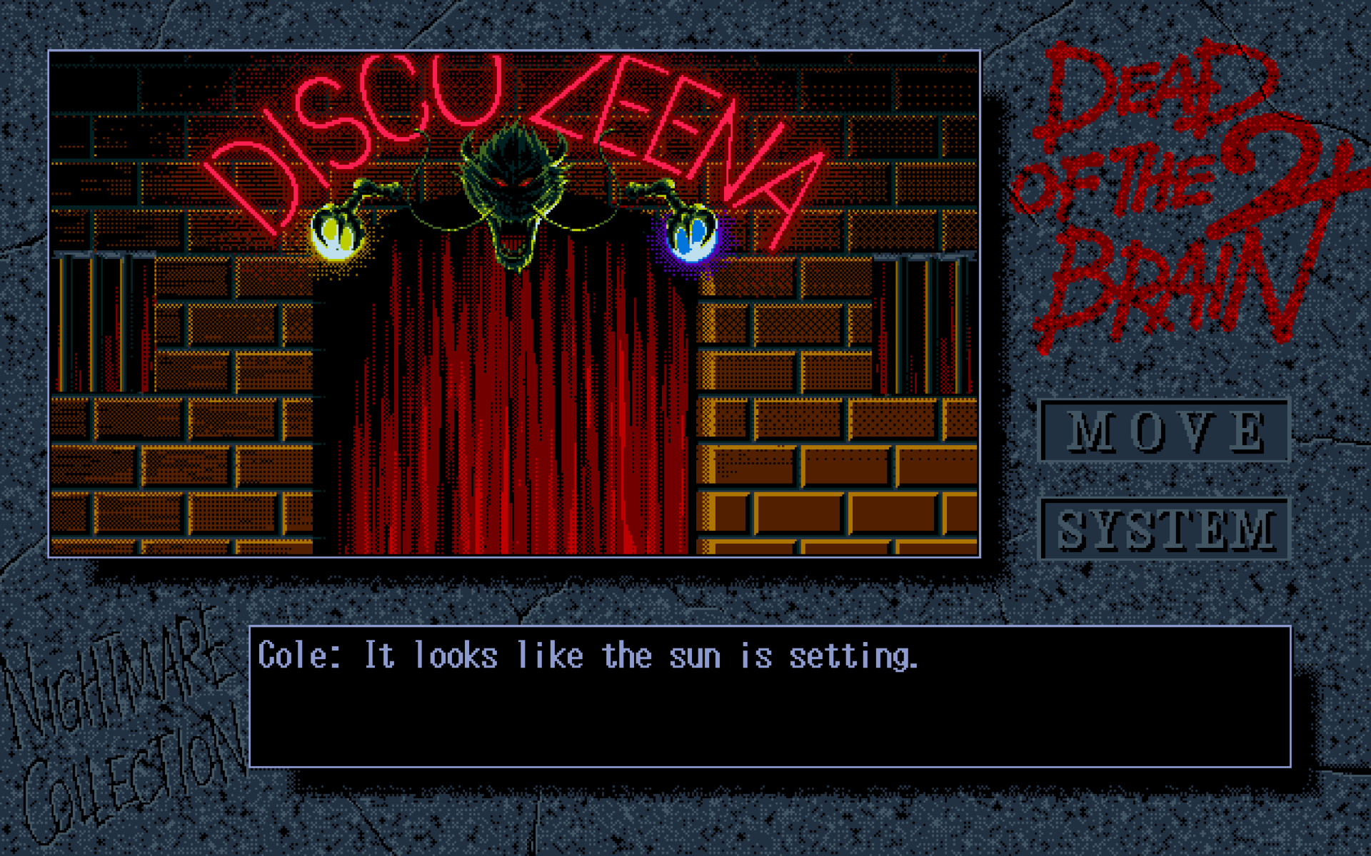 PC-98 horror game Dead of the Brain 2