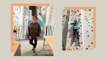 Susan Griffin indoor climbing for beginners at Parthian Climbing Centre near Manchester