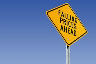 Falling prices sign