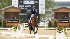 Cassie Sanger and Redfield Fyre at Kentucky Three Day Event 2025.