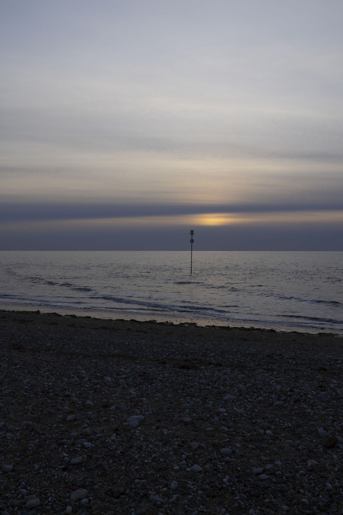Marumi 100x150mm Magnetic Graduated ND Filter test shot taken at sunset on a beach
