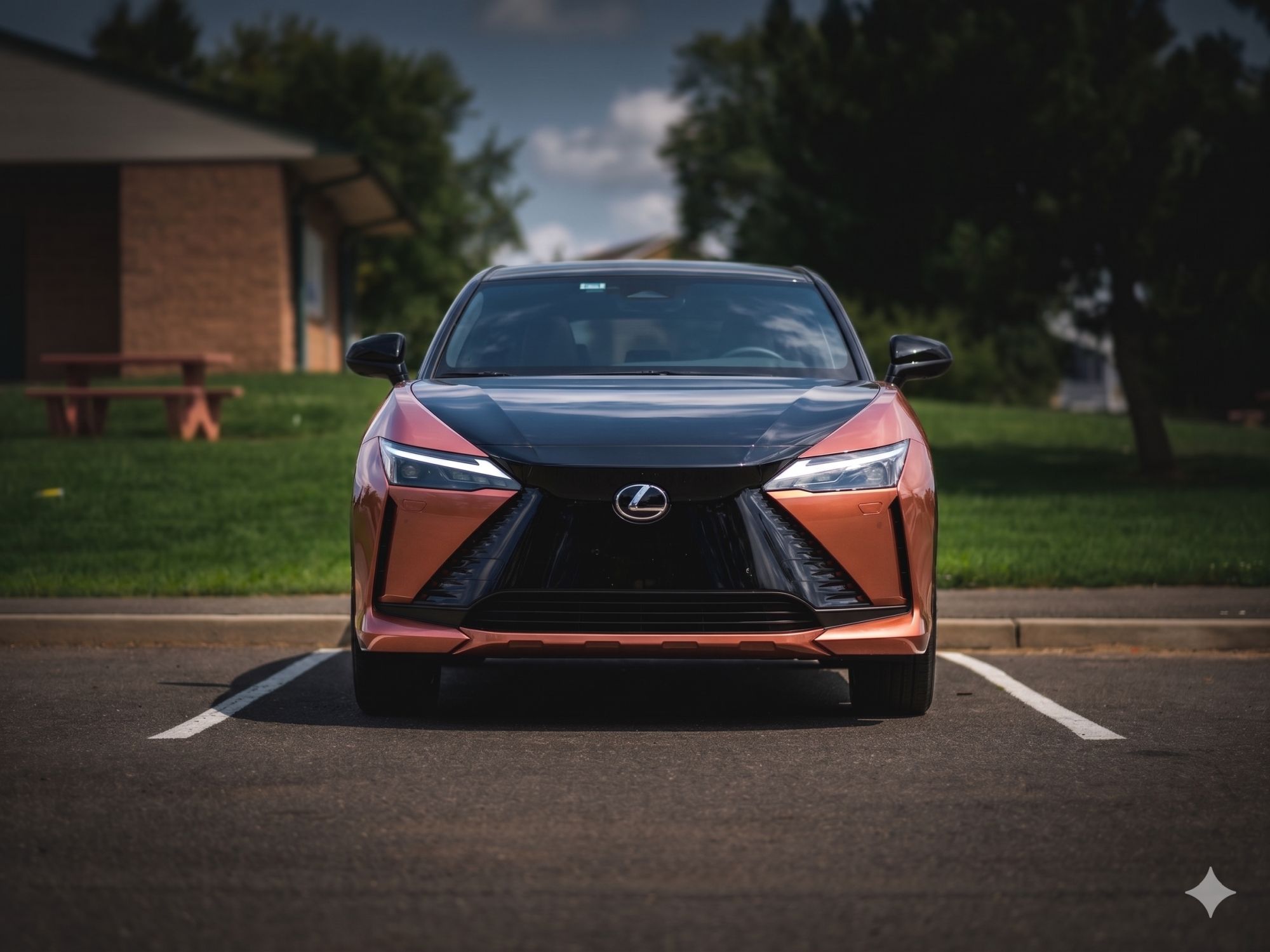 Lexus RX 450h+ - Google Gemini در مقابل شخص.