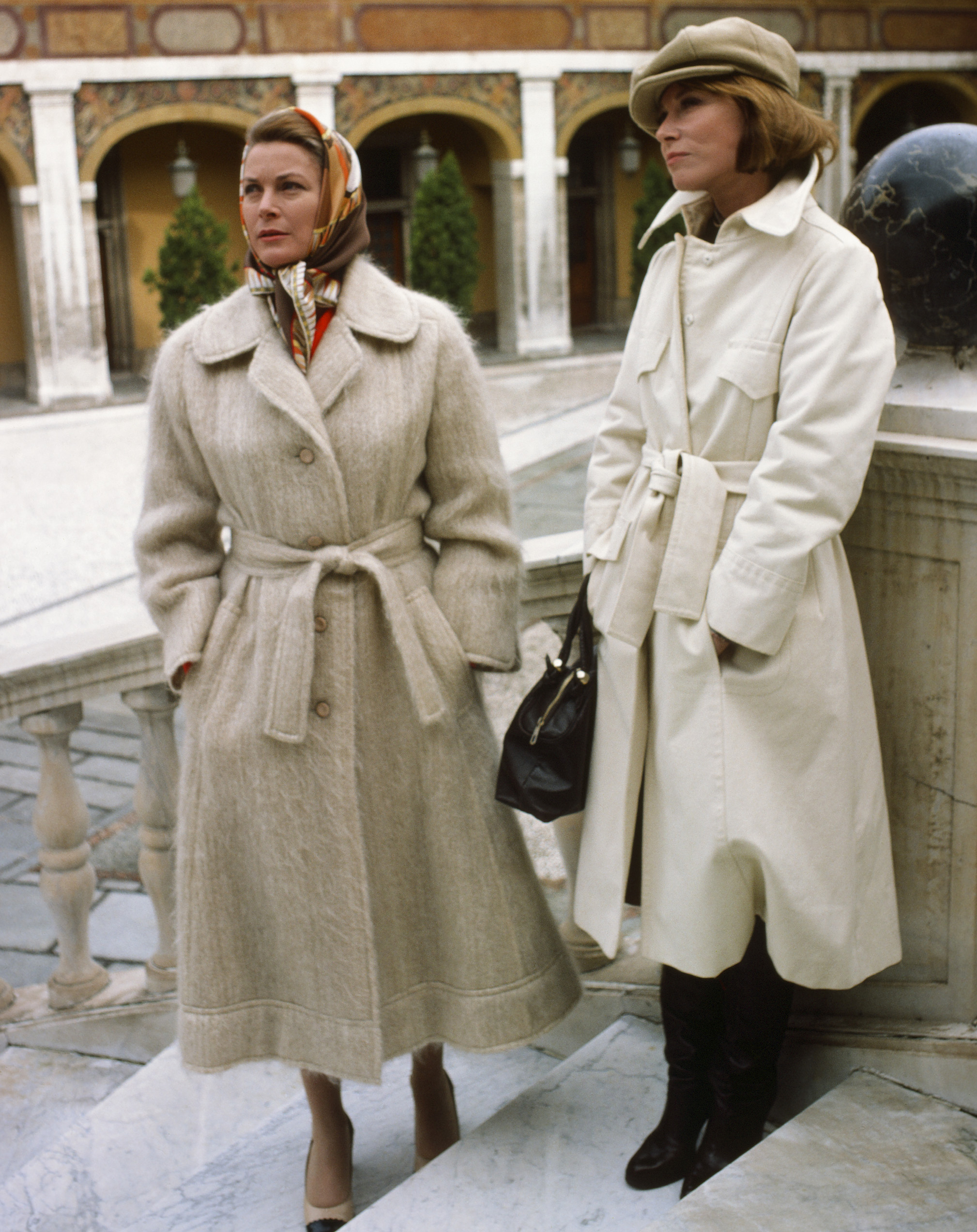 THE BIG EVENT -- "Once Upon a Time... Is Now the Story of Princess Grace" -- Pictured: (l-r) Princess Grace Kelly of Monaco, host Lee Grant in the Main Courtyard of the Prince's Palace of Monaco in Monte Carlo, Monaco -- (Photo by: Ron Tom/NBCU Photo Bank/NBCUniversal via Getty Images via Getty Images)