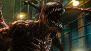 Carnage escaping prison in Venom: Let There Be Carnage
