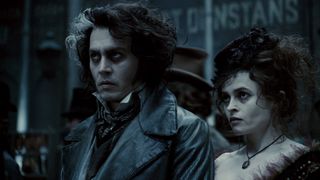 A still from the movie Sweeney Todd: The Demon Barber of Fleet Street