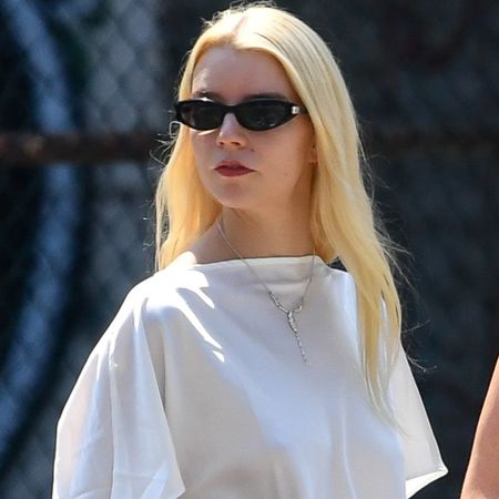 Anya Taylor-Joy styled her summer T-shirt outfit with the slim sandal trend