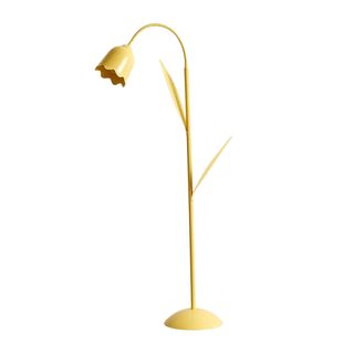 Yellow tulip style lamp from Urban Outfitters