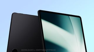 Leaked render of the OnePlus Pad Android tablet.