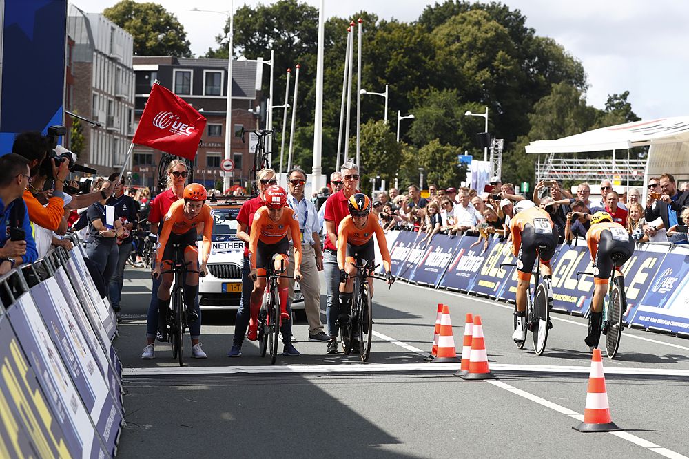 Netherlands inaugural mixed TTT at European Championships