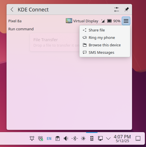 KDE Connect