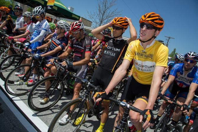 Chad Haga is staged on the front row, with teammates Jesse Anthony aside and Ken Hanson immediately behind.