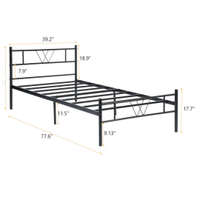 Blorly Metal Bed Frame:was $129.99now $34.66 at Walmart