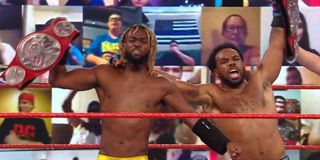 Kofi Kingston and Xavier Woods Monday Night Raw WWE