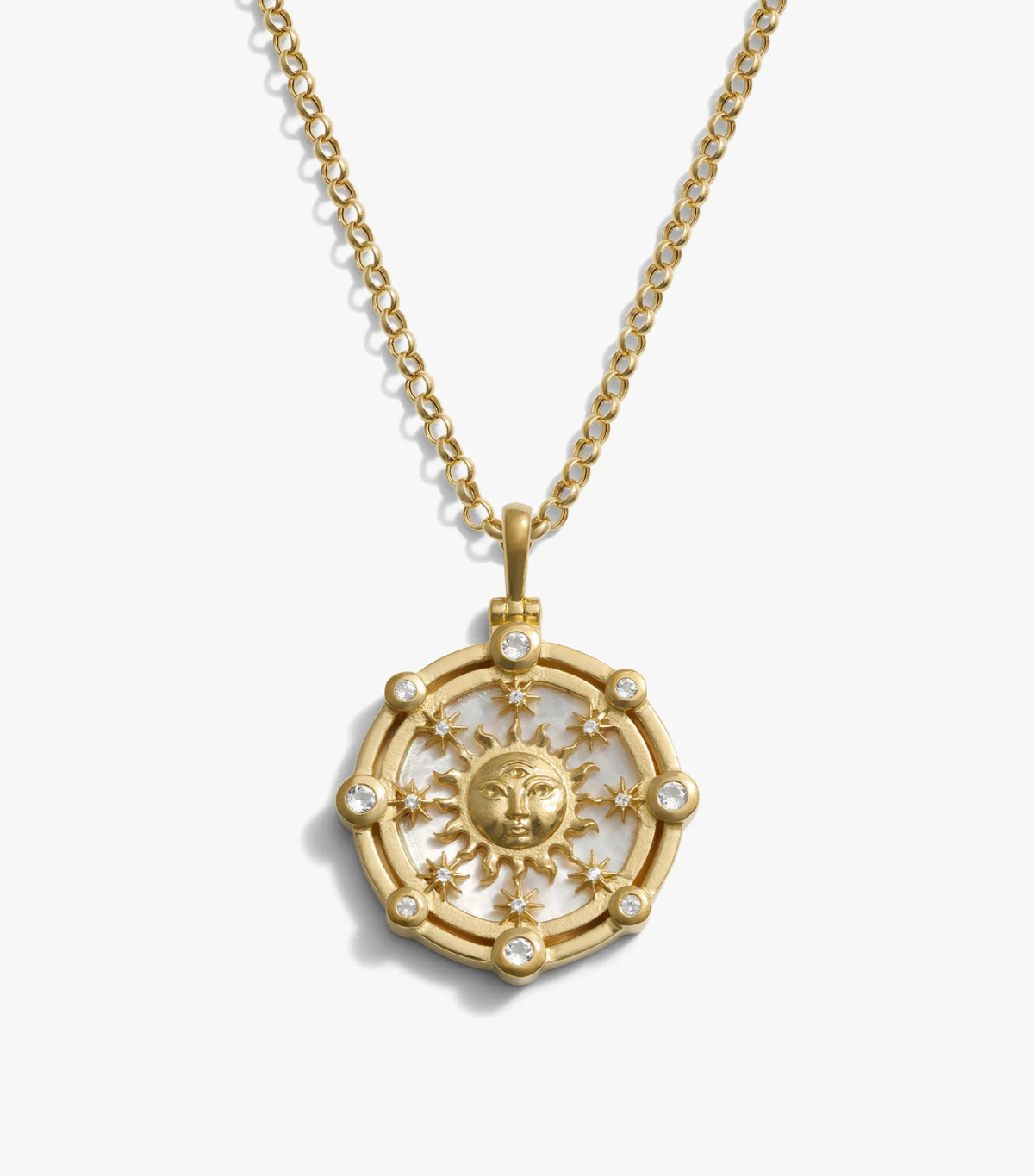 Awe Inspired Divine Sun Necklace