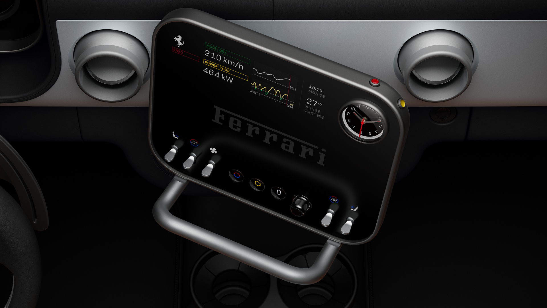 Ferrari Luce interior