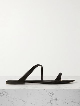 Saint Laurent Tanger Satin Sandals