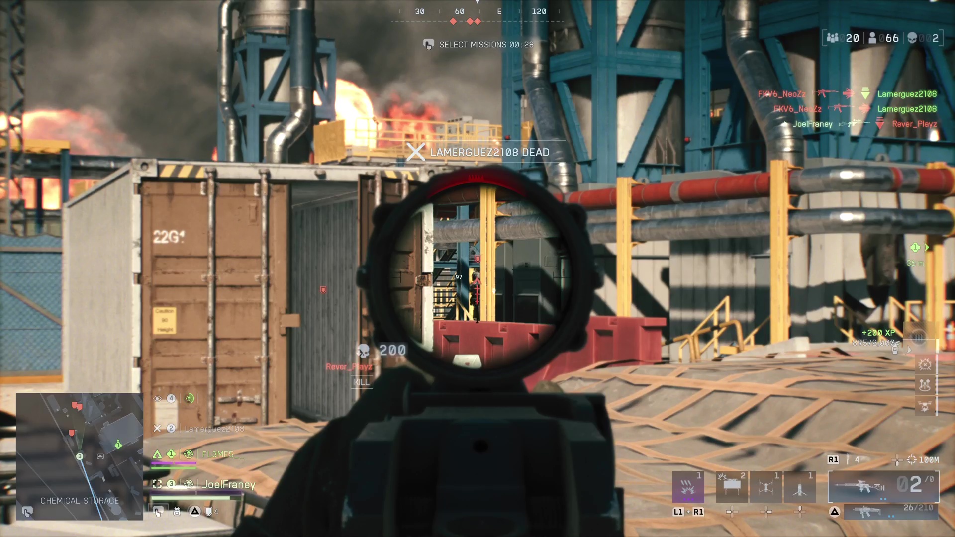 A sniper makes headshots in Battlefield Redsec