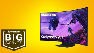 samsung 55-inch odyssey ark curved uhd gaming monitor