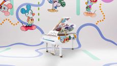 Steinway Disney piano by Elena Salmistraro for Disney 100 anniversary