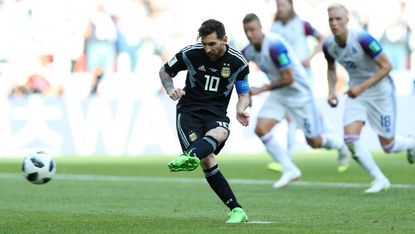 Lionel Messi Argentina vs. Croatia World Cup group D