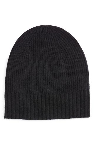 Rib Cashmere Beanie