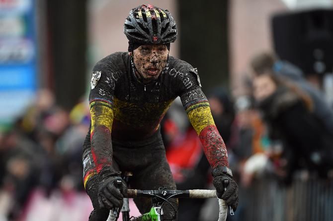 Sven Nys finishes Bpost Bank Trofee Azencross.