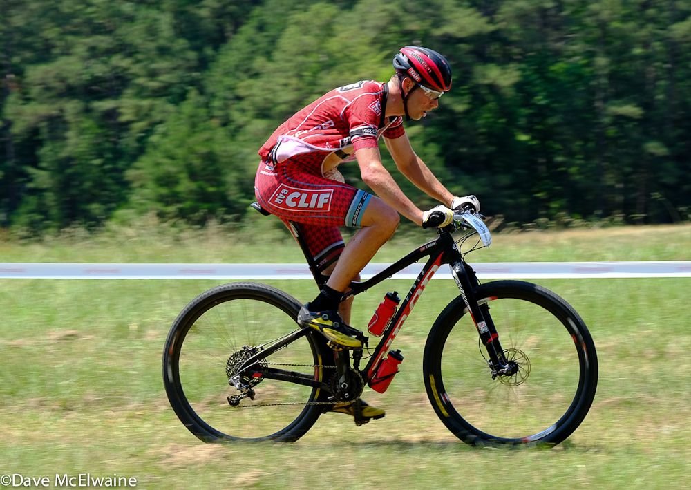 Troy Wells (Cliff Bar) was riding in fifth place after 45 miles