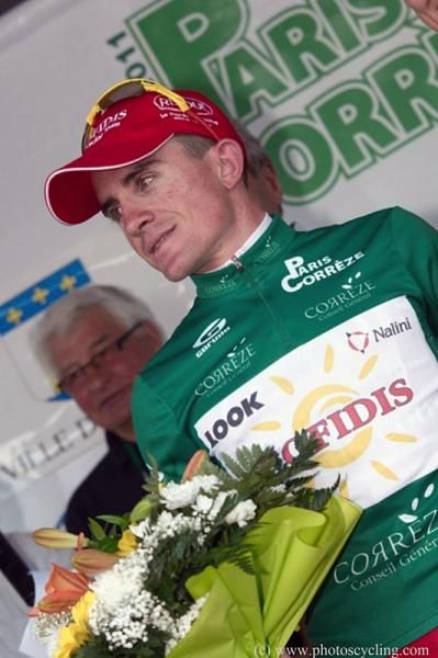 Samuel Dumoulin (Cofidis) leads Paris-Correze after taking the opening stage.