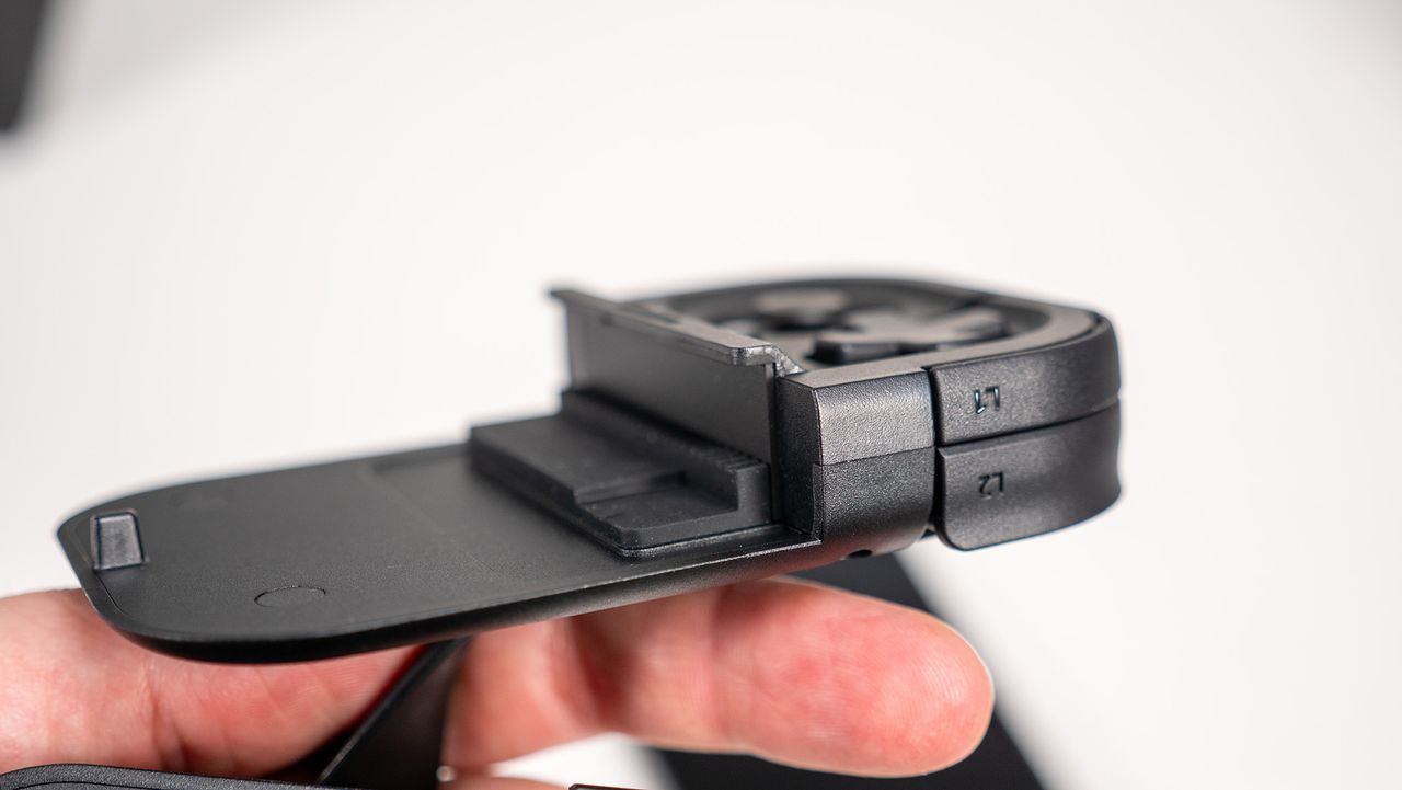 A close-up look at the Razer Prio's left half