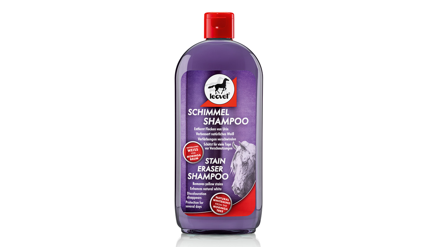 Leovet Shiny White Stain Eraser whitening shampoo for horses