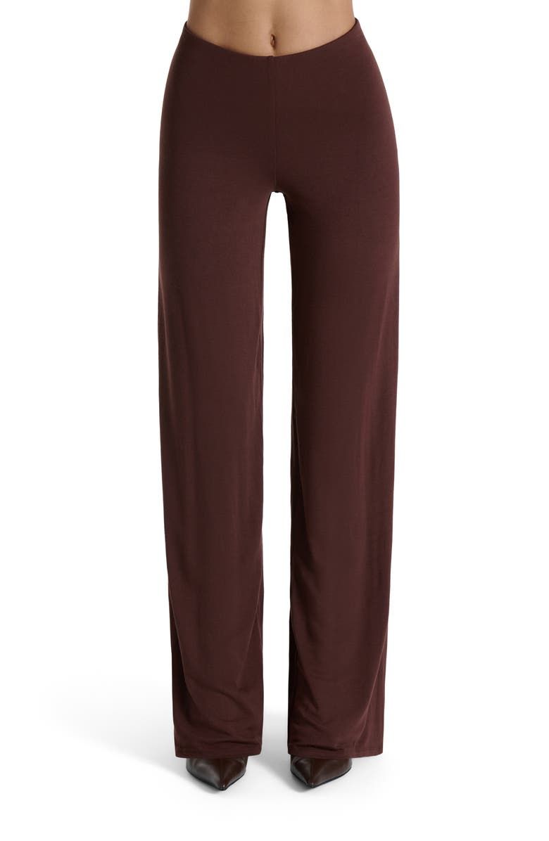 Pull-On Wide Leg Pants