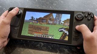 Minecraft Java running on Steam Deck