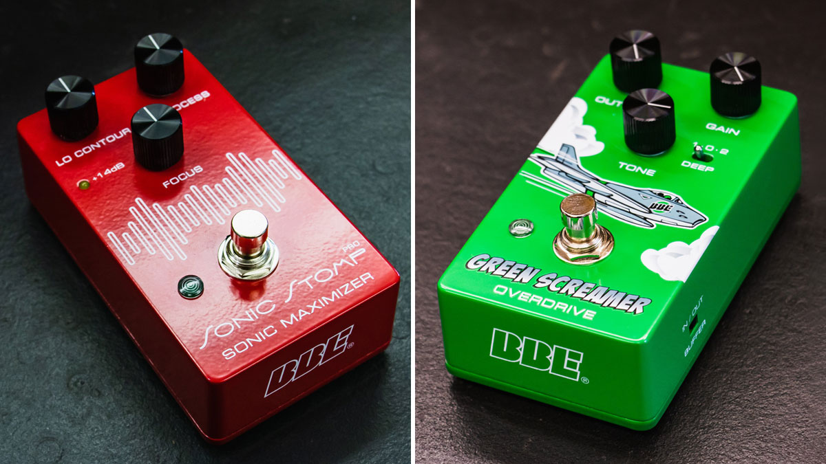 BBE launches the Sonic Stomp Pro and Green Screamer v2 Overdrive 