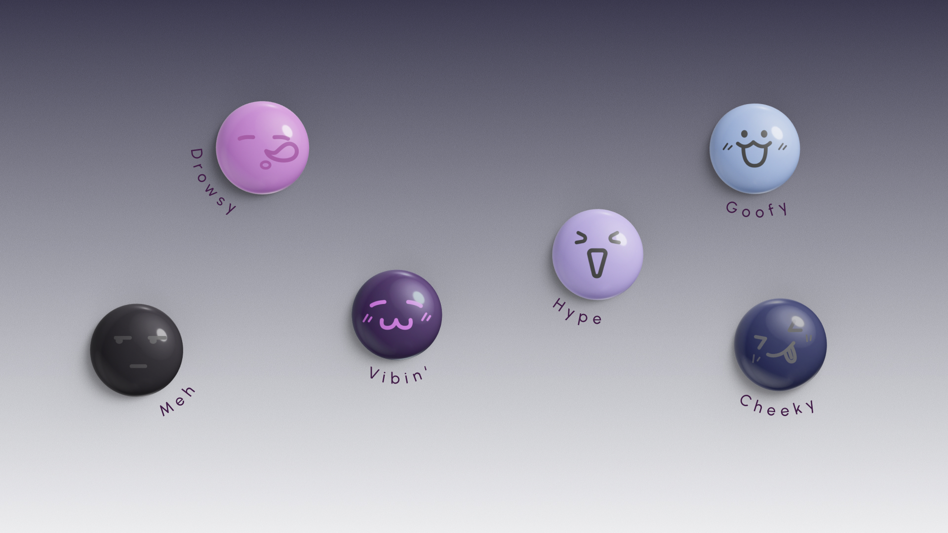 The DuRoBo Moodi offers several swappable emoji caps, such as meh, cheeky, drowsy, hype, vibin’ and goofy.