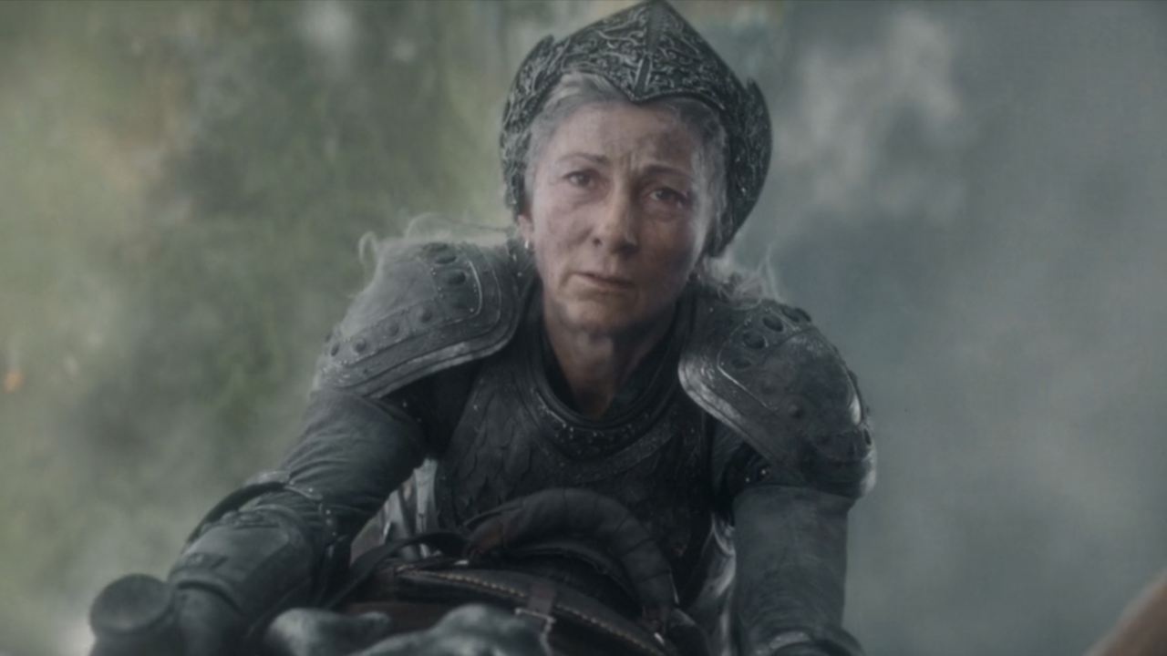 Eve Best dans le rôle de Rhaenys dans Meleys dans House of the Dragon Saison 2x04