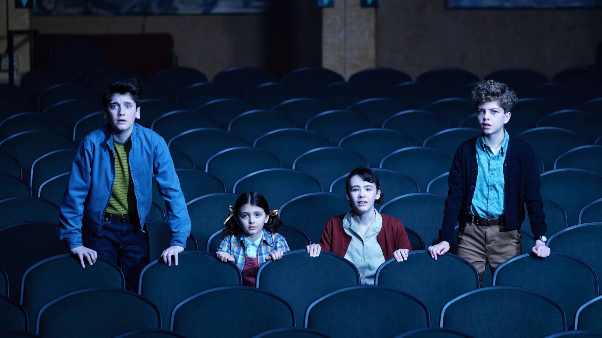First-look image at the new cast of children in "IT: Welcome to Derry" coming soon to HBO Max